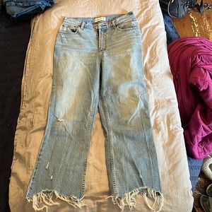 Like new Abercrombie kick flare jeans